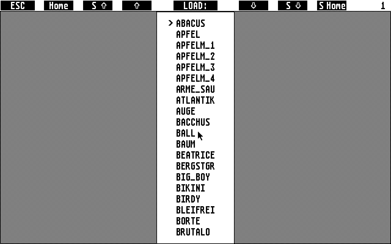 Ti_Puzzle atari screenshot